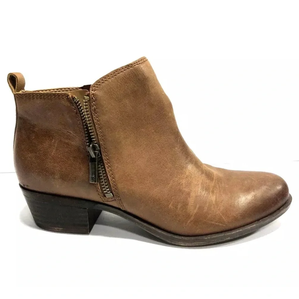 Lucky Brand Women’s Basel Ankle Booties Brown, Size 8 M